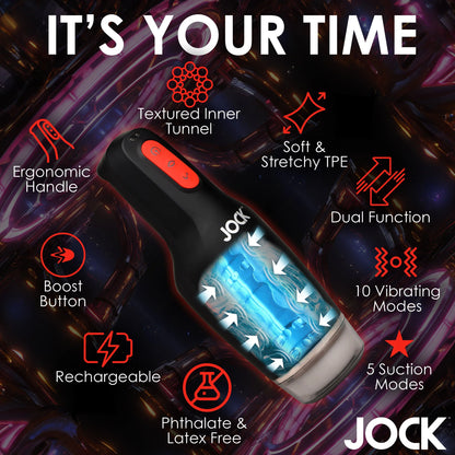 Jock 15X Sucking & Vibrating Masturbator