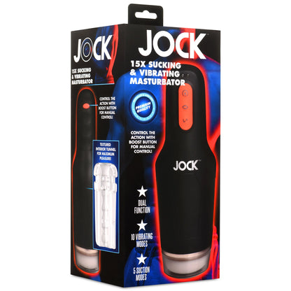 Jock 15X Sucking & Vibrating Masturbator