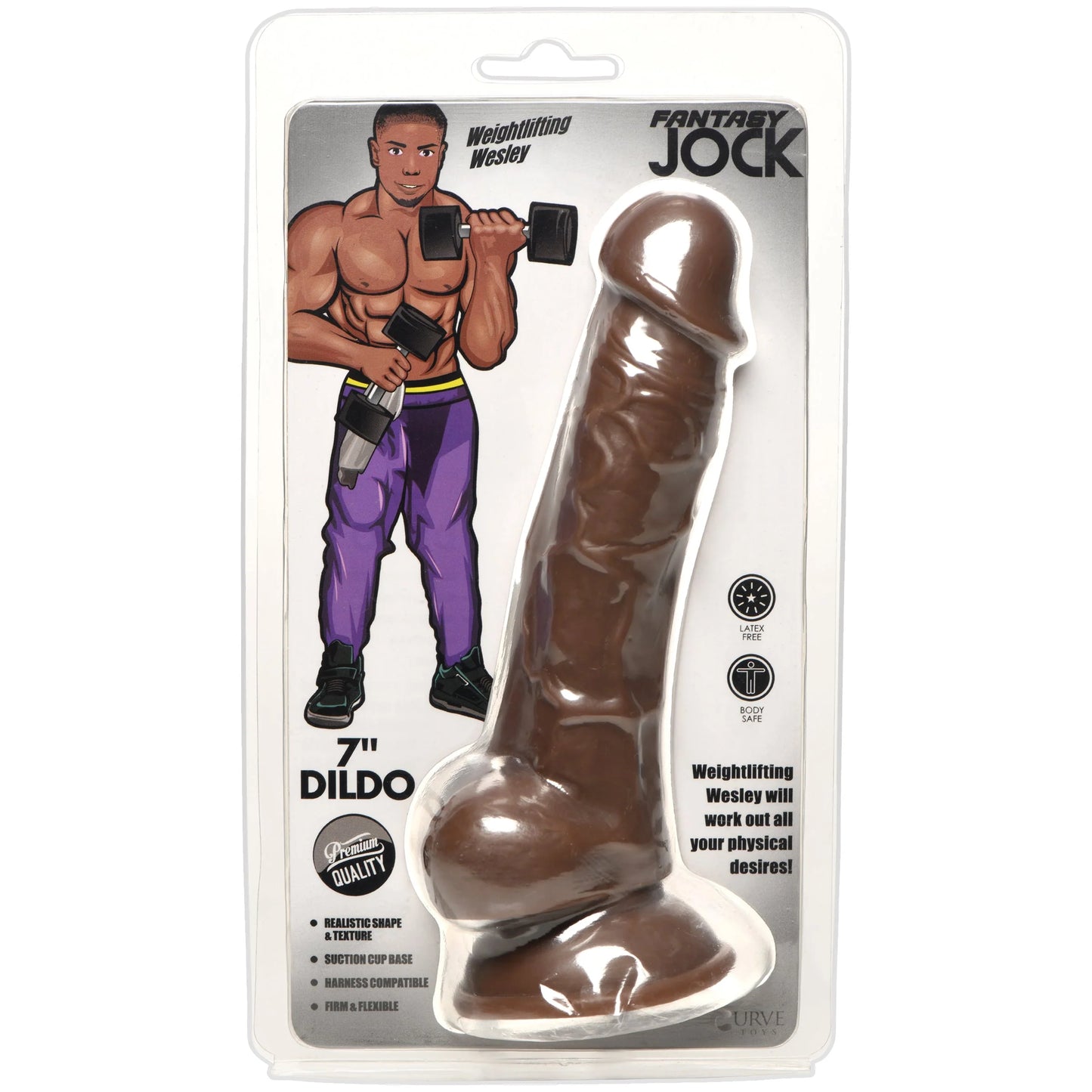 Jock Fitness Instructor 7" Dildo