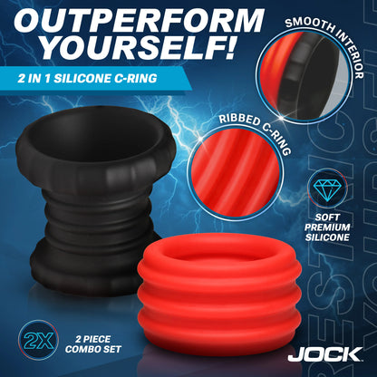JOCK 2-in-1 Silicone Cock Ring