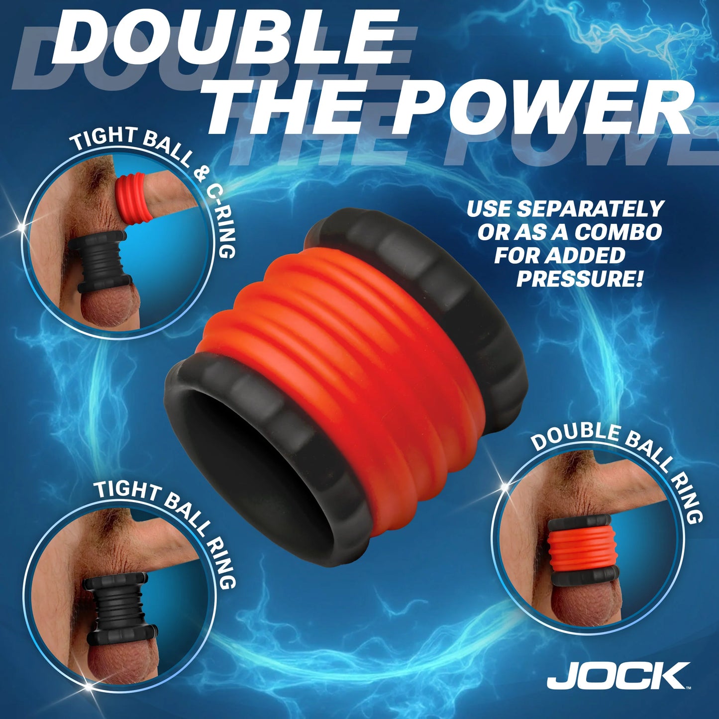 JOCK 2-in-1 Silicone Cock Ring
