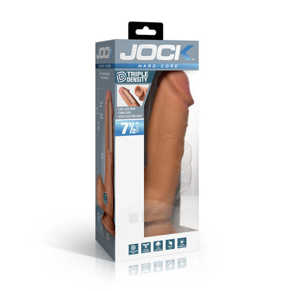 JOCK Hard-Core 7.5" Triple Density Dildo w/ Balls - Medium
