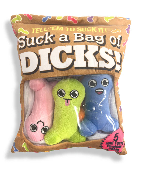 Suck a Bag of Dicks Plushy Pillow- 5 pack