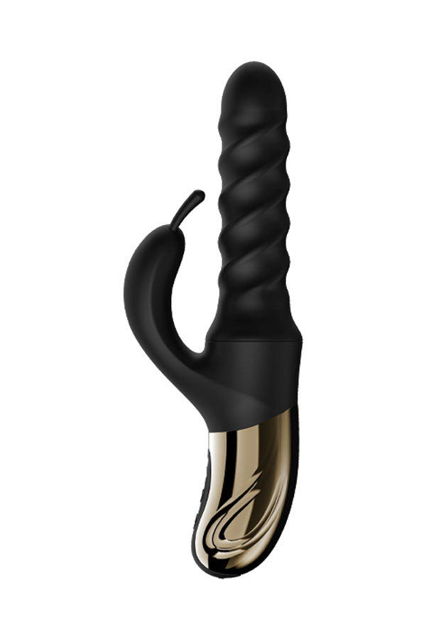 Chocolate Swirl Thruster Vibrator