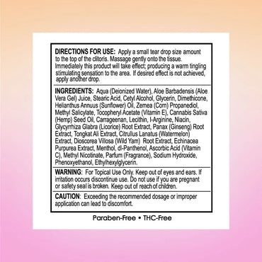 High Climax Female Stimulant 0.5 oz