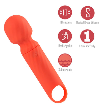 VIBELITE Dolly Rechargeable Mini Wand - Orange