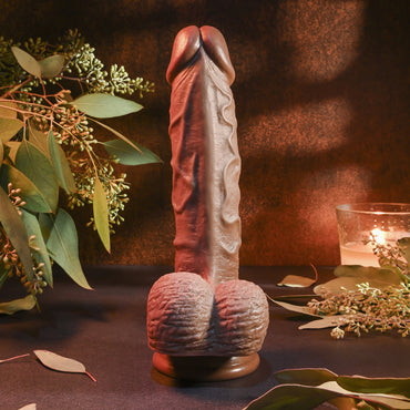 Realistic Dildo 8” Dark