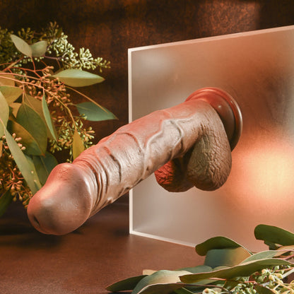 Realistic Dildo 8” Dark