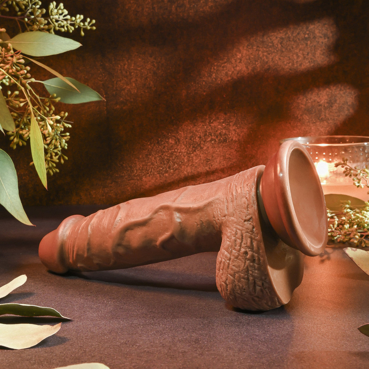 Realistic Dildo 8” Dark