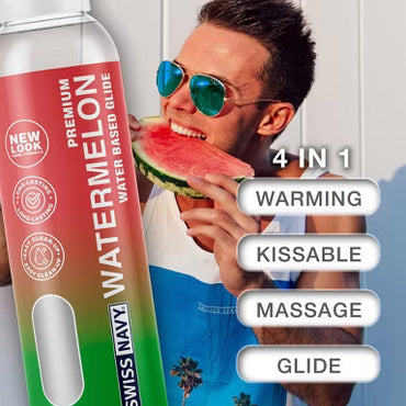Swiss Navy 4 in 1 Watermelon Lube - 4 oz.