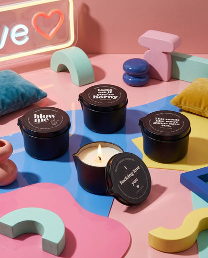 Light Me If You're Horny Mini Massage Candle