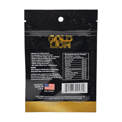 Gold Lion Enhancement - 1 ct.