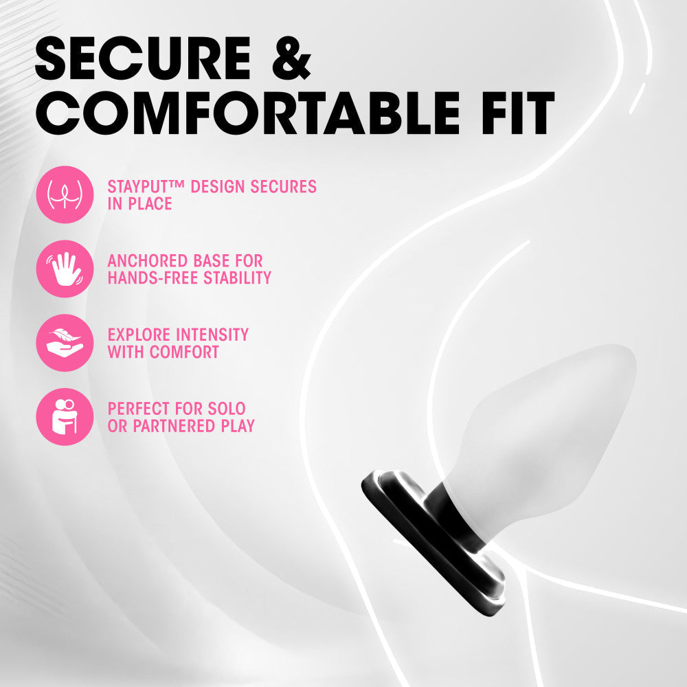 Anal Adventures By Blush® | XXL Black 6-Inch Anal Plug
