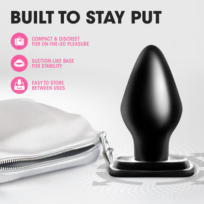 Anal Adventures By Blush® | XXL Black 6-Inch Anal Plug