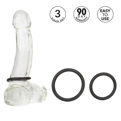 Black Rubber Ring™ - 3 Piece Set