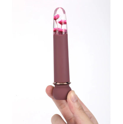 FLORA BURGUNDY 5-Speed Super Charged Flower Bullet