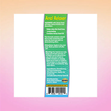 OOOWEE Anal Relaxing Silicone Lube 1.7oz