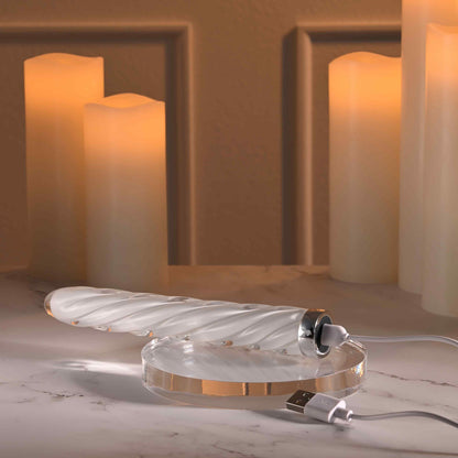 In A Twist Glass Vibrator