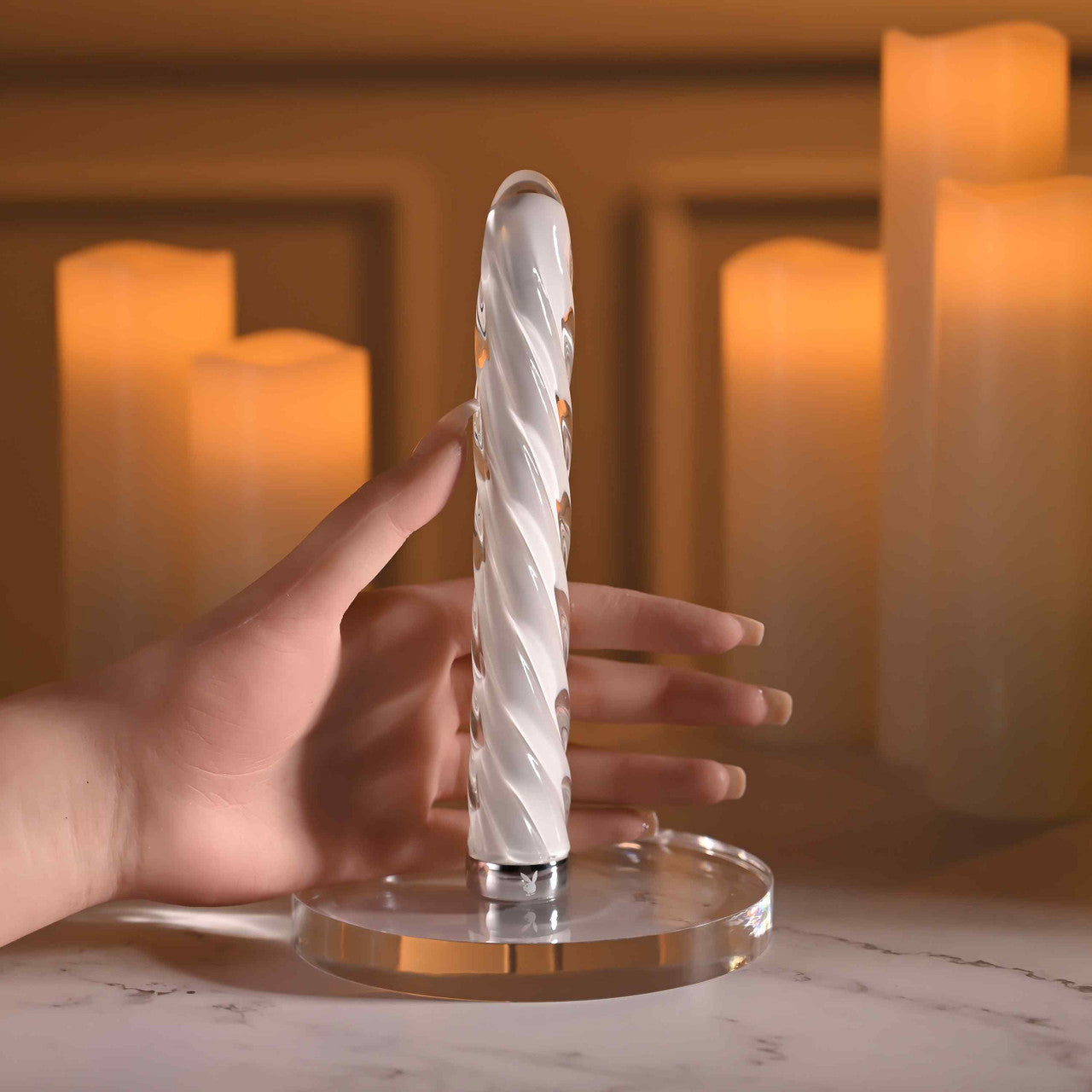 In A Twist Glass Vibrator
