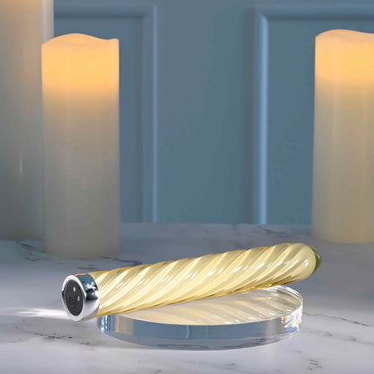 Twist Of Fate Glass Vibrator
