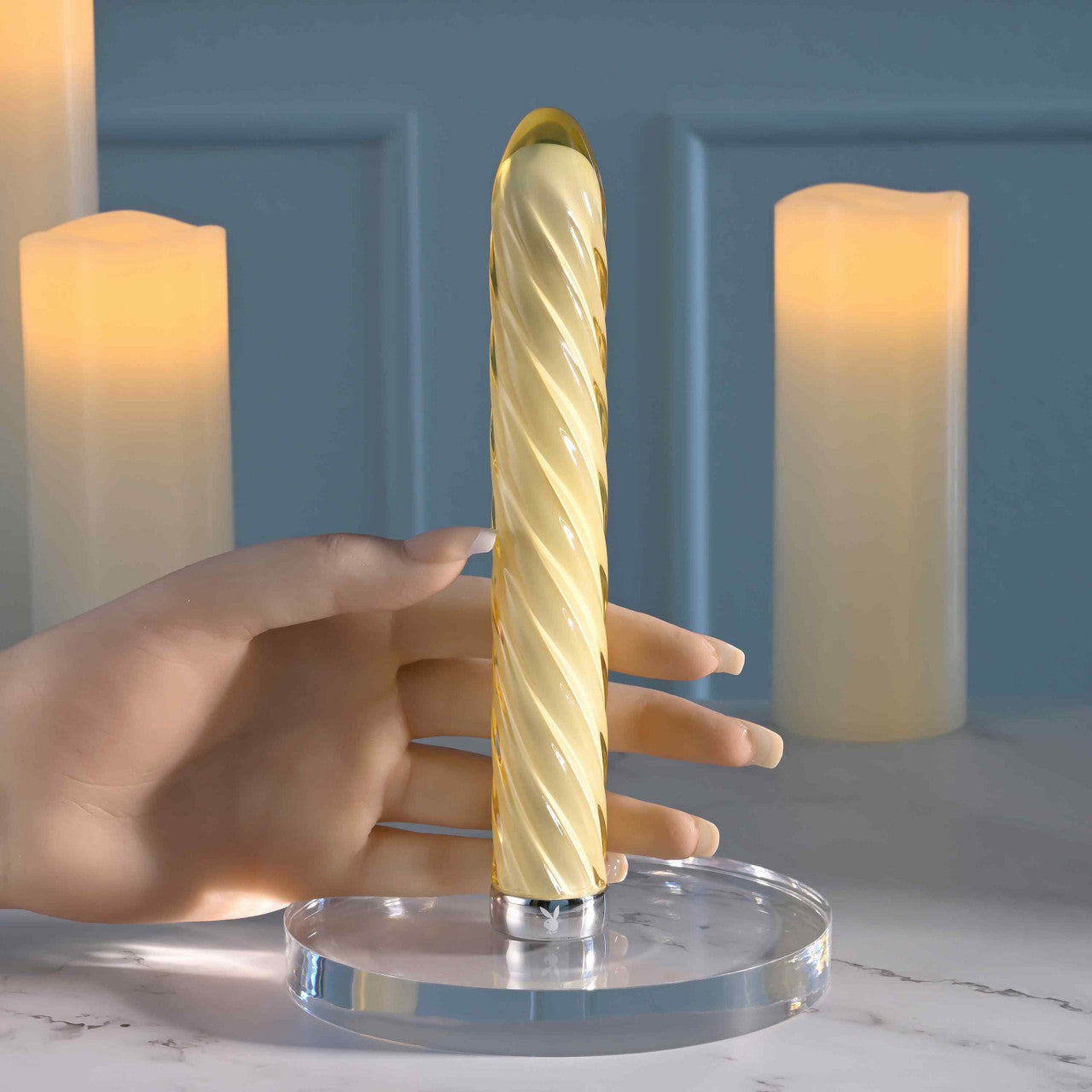 Twist Of Fate Glass Vibrator