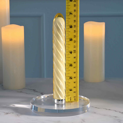 Twist Of Fate Glass Vibrator