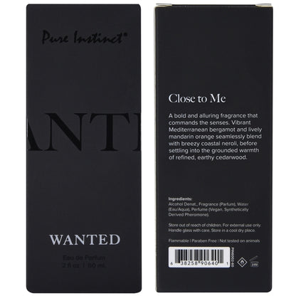 WANTED Men's Collection • Pheromone Infused Perfume