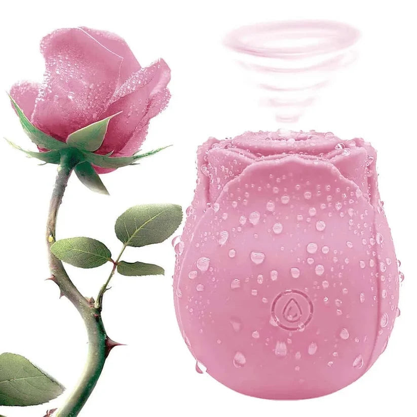 Sucking Rose Vibrator - Pink
