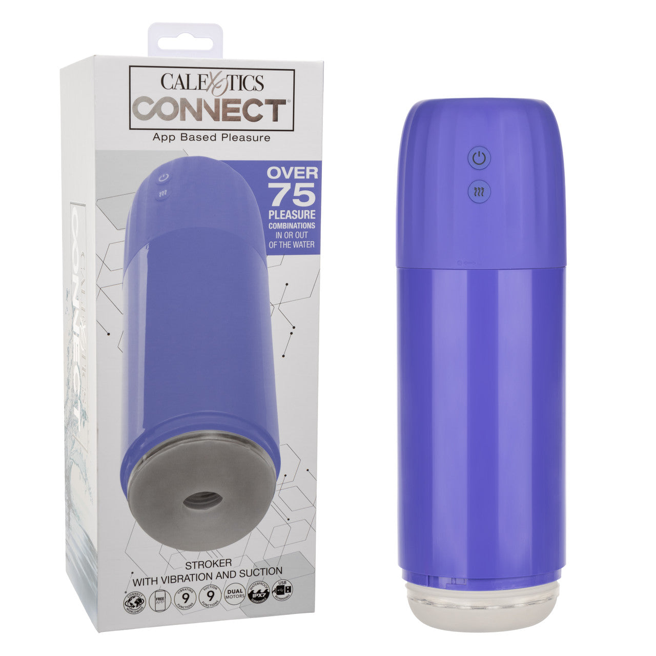CalExotics Connect® Stroker with Vibration and Suction