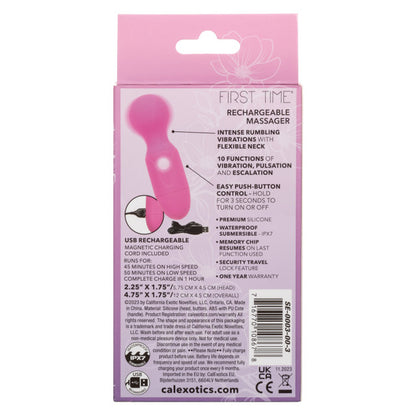 First Time® Rechargeable Massager - Pink