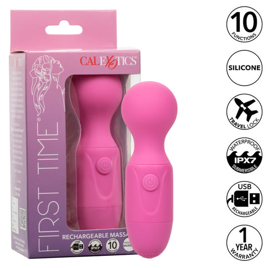 First Time® Rechargeable Massager - Pink