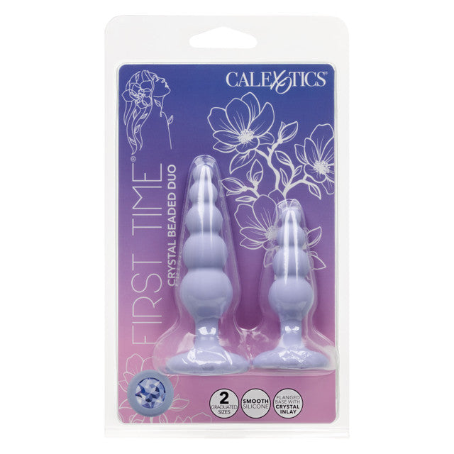 First Time® Crystal Beaded Duo Plug Set