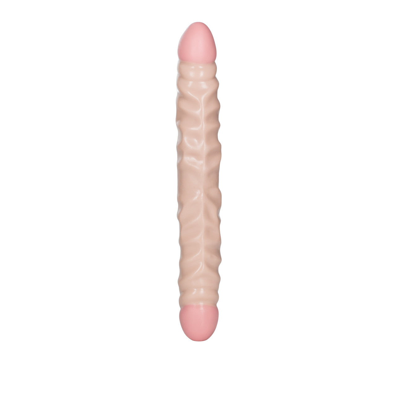 Veined Double Dong 12"/30.5 cm - Ivory