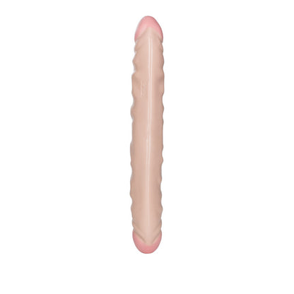 Veined Double Dong 12"/30.5 cm - Ivory