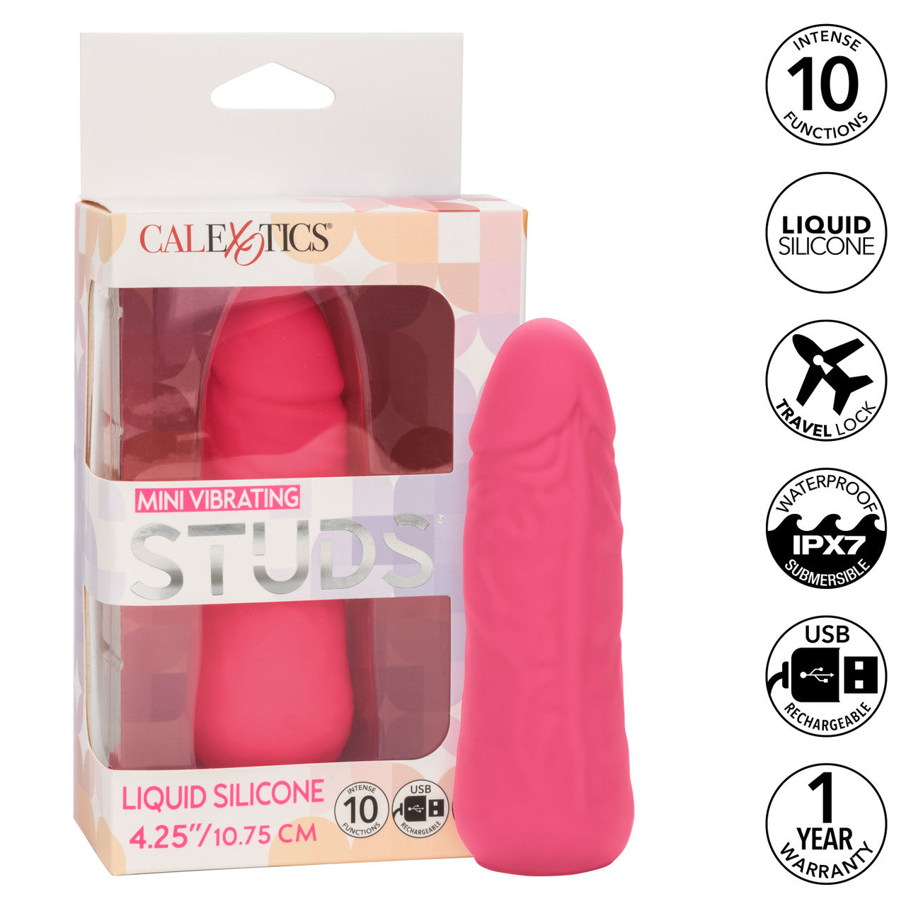 Mini Vibrating Studs® - Pink