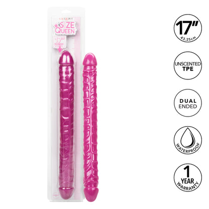 Size Queen® 17" - Pink Double Dong