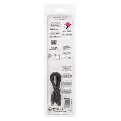 Rechargeable Classic Chic Standard Vibrator