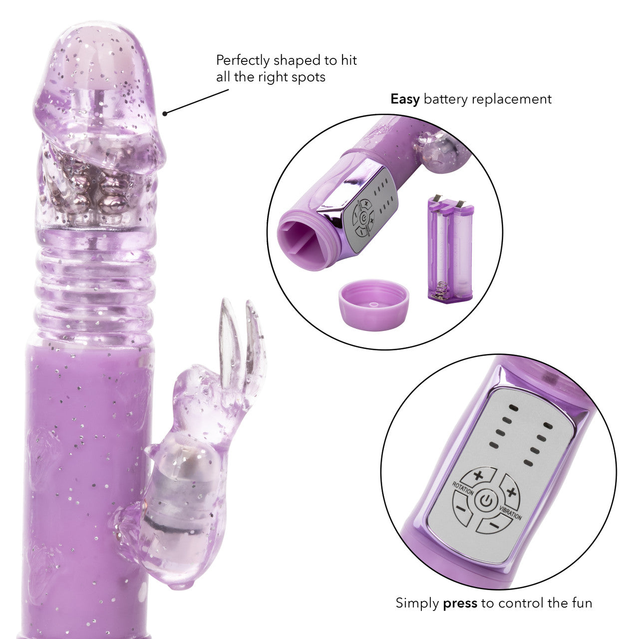 Jack Rabbit® Petite Thrusting Jack Rabbit® - Purple