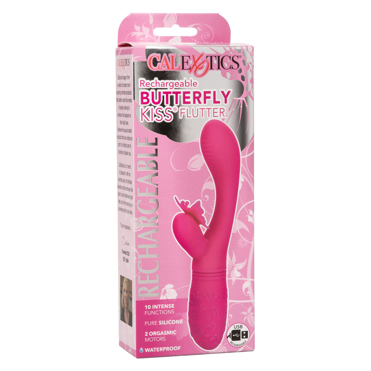 Rechargeable Butterfly Kiss® Flutter - Pink