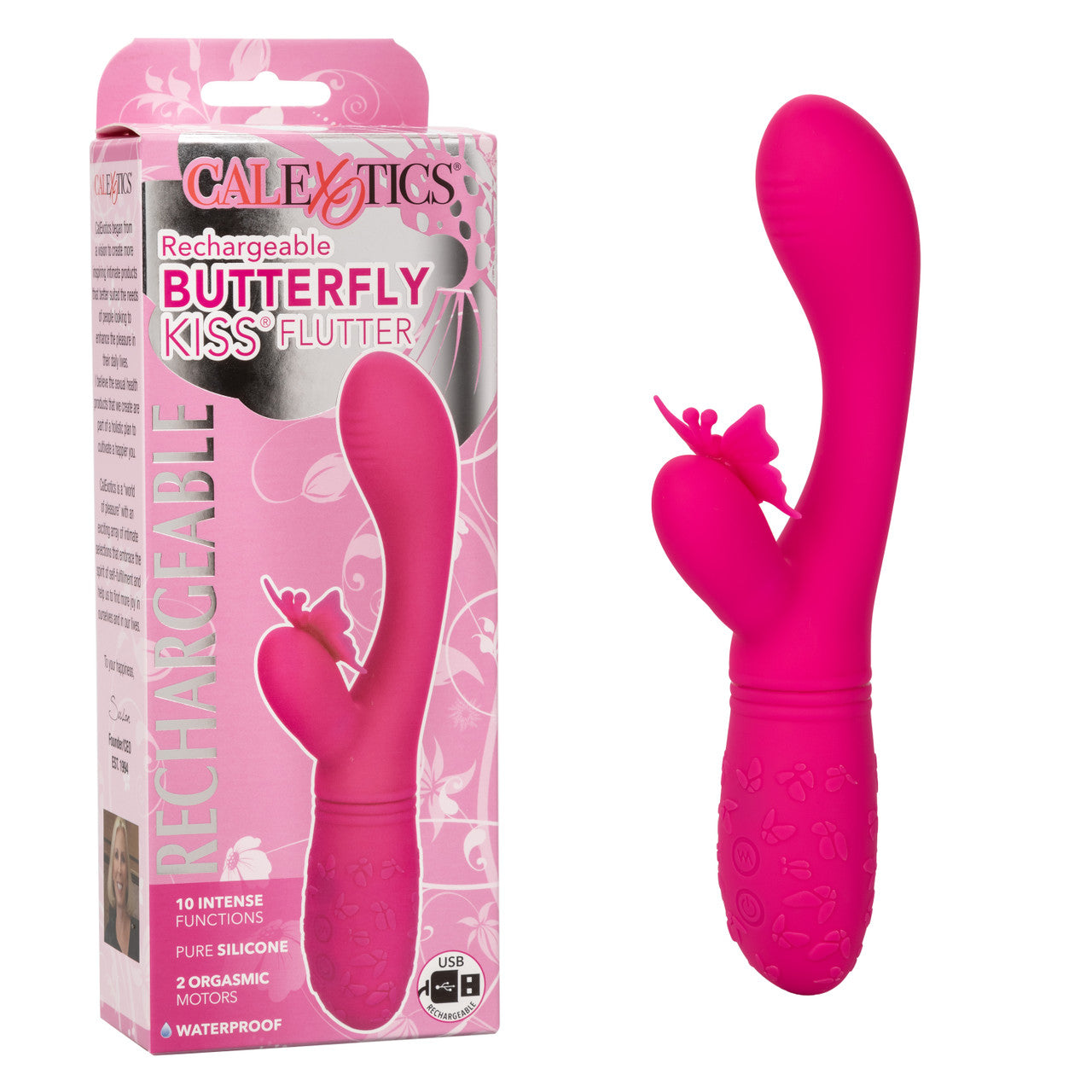 Rechargeable Butterfly Kiss® Flutter - Pink