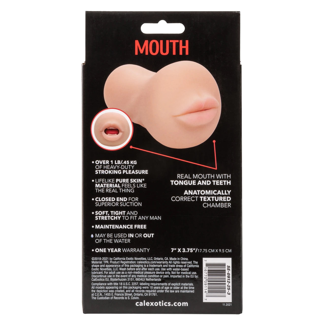 Stroke It Mouth Stroker - Ivory