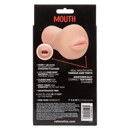 Stroke It Mouth Stroker - Ivory
