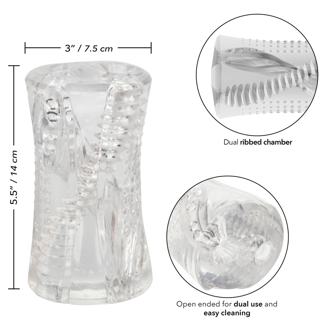 Cyclone™ Dual Ribbed Stroker