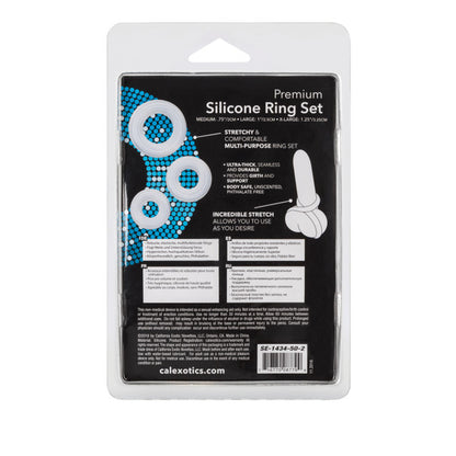 Premium Silicone Cock Ring Set