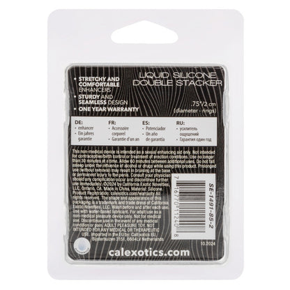 Alpha™ Liquid Silicone Double Stacker Rings