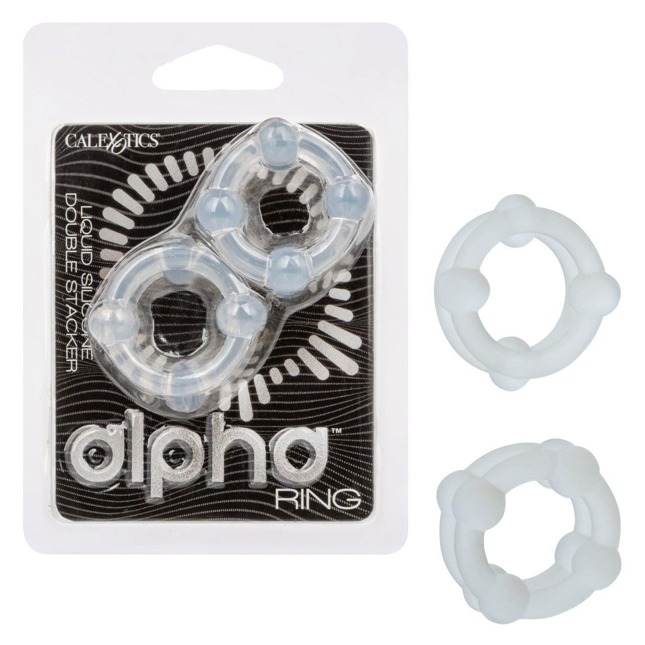 Alpha™ Liquid Silicone Double Stacker Rings