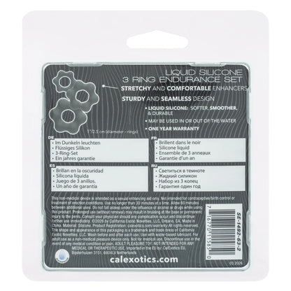 Alpha™ Liquid Silicone 3 Ring Endurance Set
