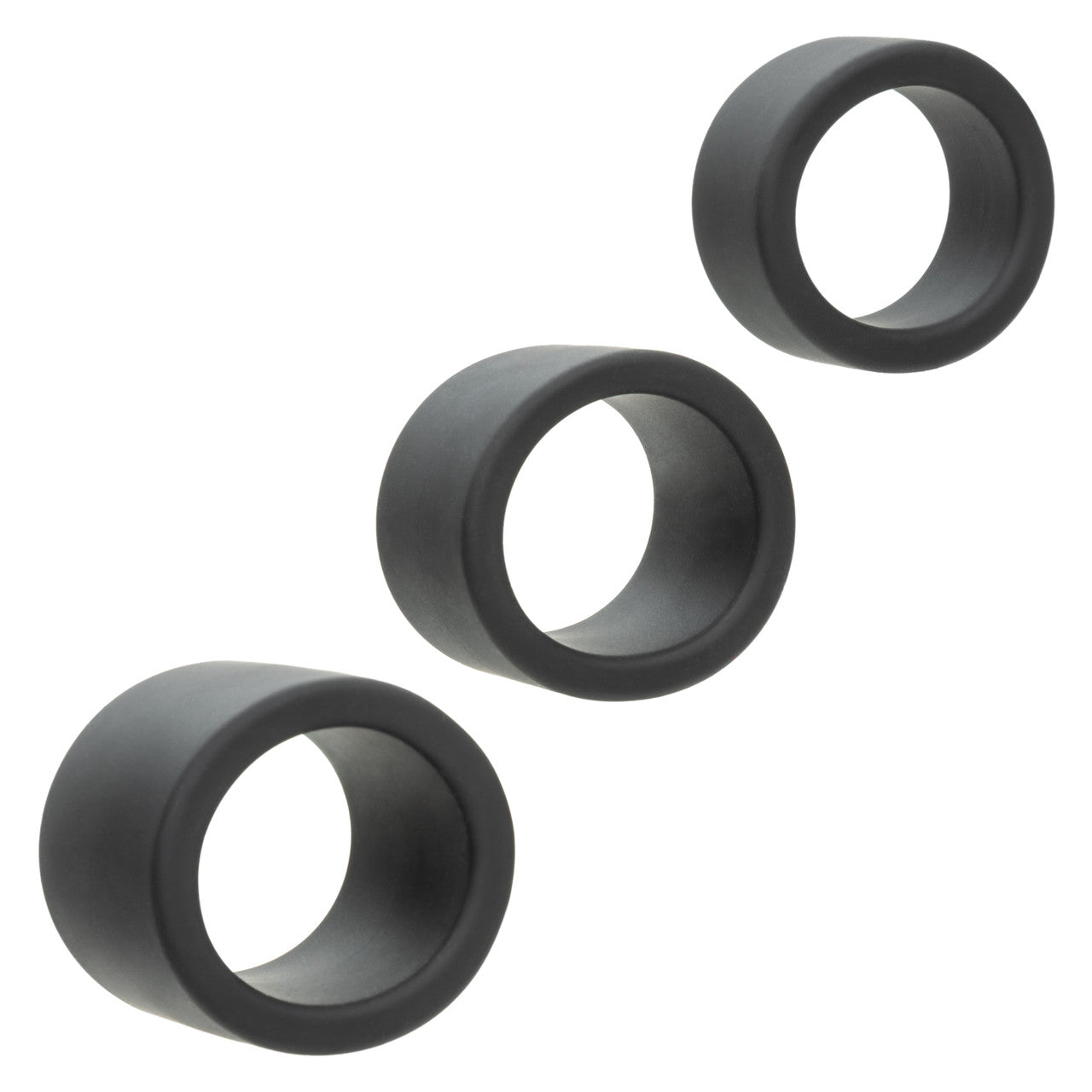 Alpha™ Liquid Silicone 3 Ring Stamina Set