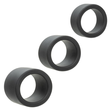 Alpha™ Liquid Silicone 3 Ring Stamina Set