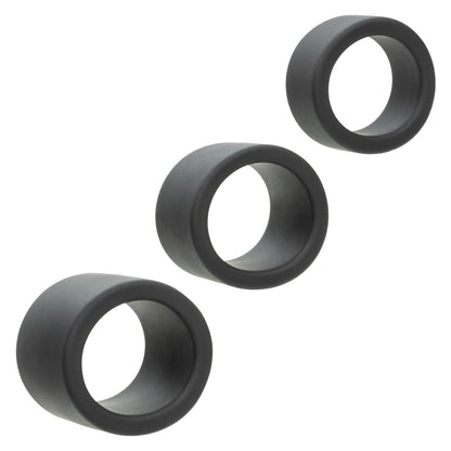 Alpha™ Liquid Silicone 3 Ring Stamina Set